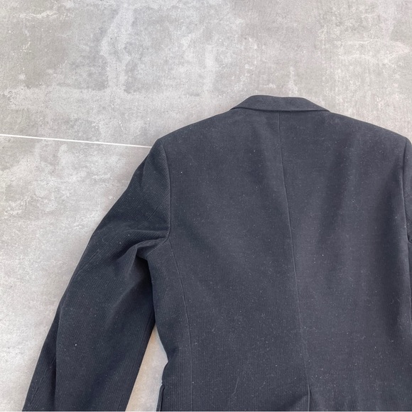 We Black Velvet Blazer Men's Size M Slim Fit 46” Chest Cotton Lined - Picture 12 of 16